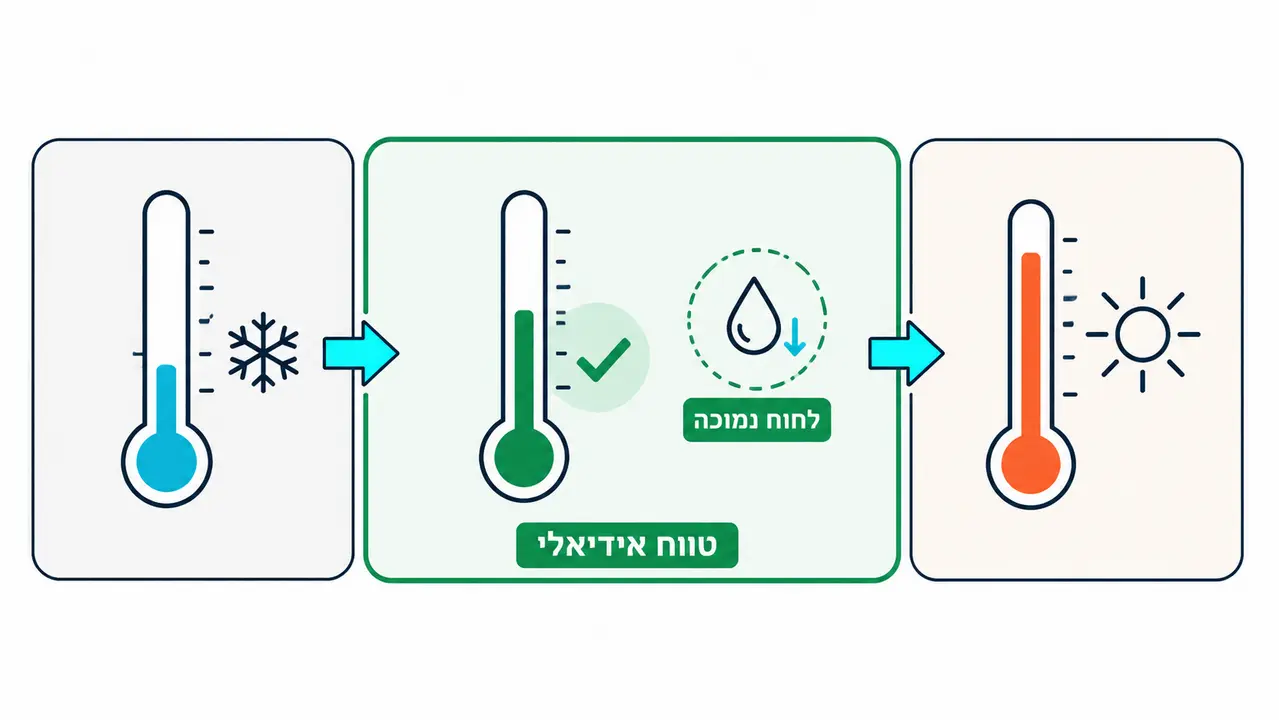 באיזו טמפרטורה ולחות כדאי לעבוד עם אפוקסי ליציקה?