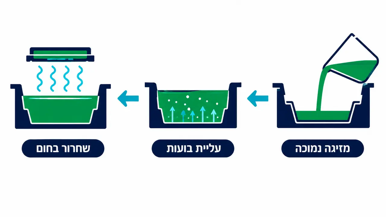 אפשר לצקת אפוקסי קריסטלי בלי בועות?